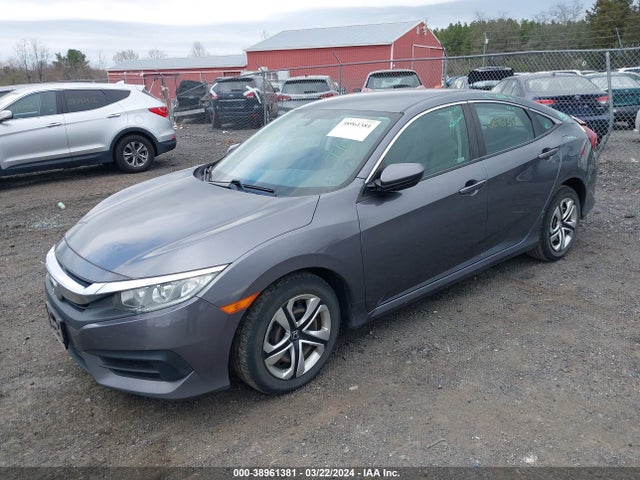 Honda Civic Lx 2018 2HGFC2F5XJH589203 Image 2