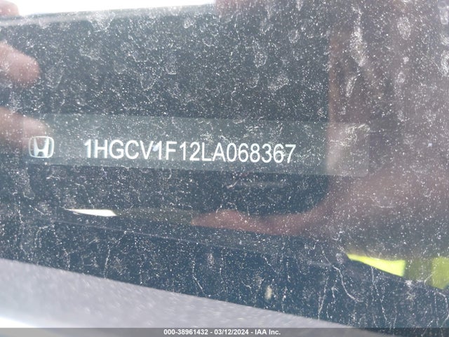 Honda ACCORD LX 2020 1HGCV1F12LA068367 Image 9