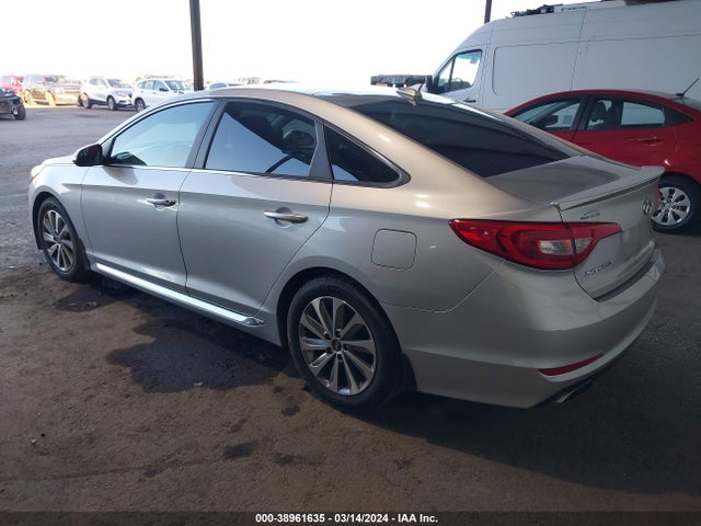 38961635 :رقم المزاد ، 5NPE34AF0GH339488 vin ، 2016 Hyundai Sonata Sport مزاد بيع