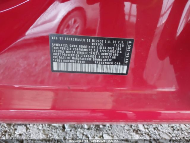 3VWE57BUXMM019848 Volkswagen Jetta 1.4t Sel