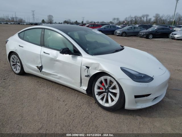 Продаж на аукціоні авто 2021 Tesla Model 3 Performance Dual Motor All-wheel Drive, vin: 5YJ3E1ECXMF925576, номер лоту: 38961852