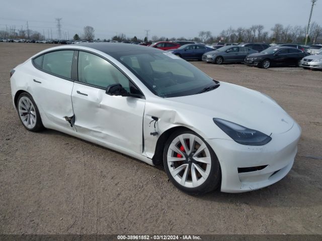 38961852 :رقم المزاد ، 5YJ3E1ECXMF925576 vin ، 2021 Tesla Model 3 Performance Dual Motor All-wheel Drive مزاد بيع