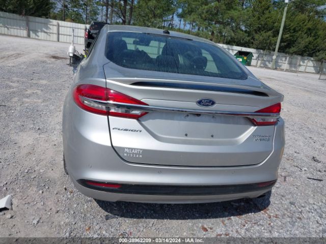 3FA6P0RU5JR206840 Ford Fusion Hybrid Titanium