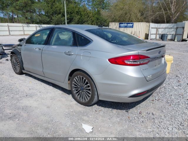 3FA6P0RU5JR206840 Ford Fusion Hybrid Titanium