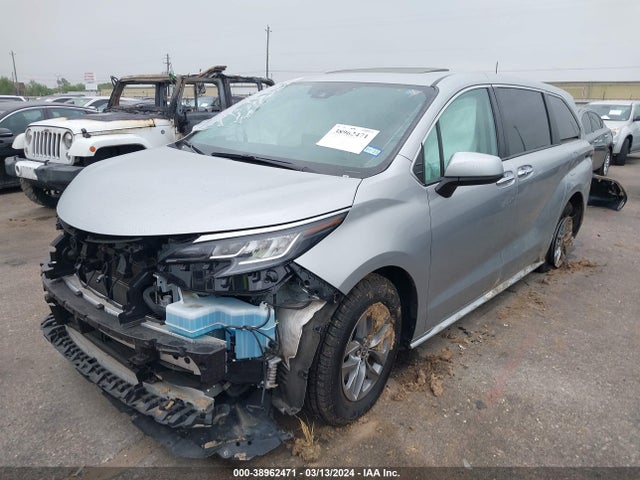 38962471 :رقم المزاد ، 5TDYRKEC8NS119989 vin ، 2022 Toyota Sienna Xle مزاد بيع