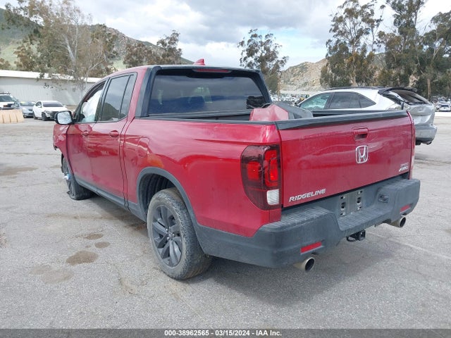Honda Ridgeline Awd Sport 2021 5FPYK3F16MB001800 Image 3