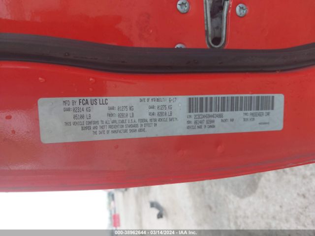 2C3CDXHG9HH634866 Dodge Charger Sxt Rwd