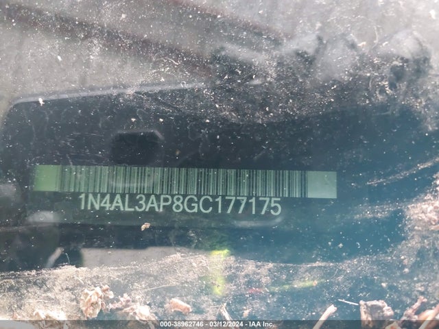 Nissan Altima 2.5 Sr 2016 1N4AL3AP8GC177175 Image 9