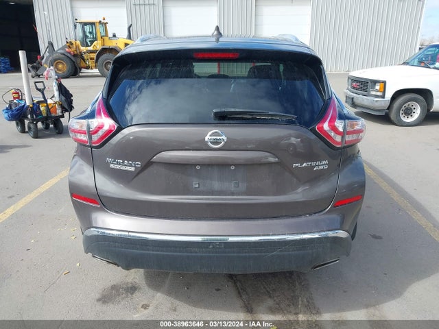 Nissan Murano Platinum 2016 5N1AZ2MH8GN146838 Image 17