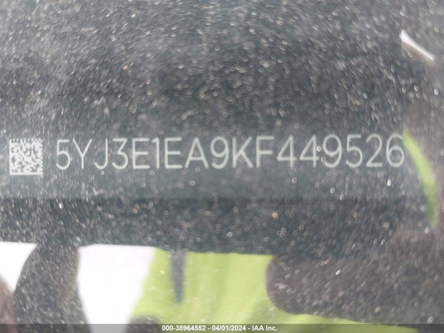 Tesla Model 3 Long Range/mid Range/standard Range/standard Range Plus 2019 5YJ3E1EA9KF449526 Image 9