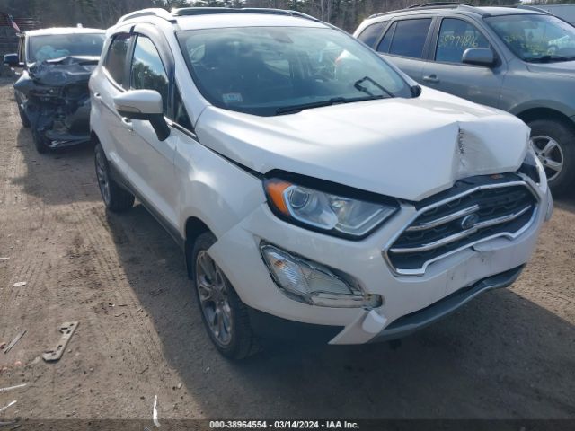 Продажа на аукционе авто 2018 Ford Ecosport Titanium, vin: MAJ6P1WL9JC179917, номер лота: 38964554