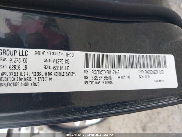 Dodge Charger R/t Max 2014 2C3CDXCT4EH117443 Image 9