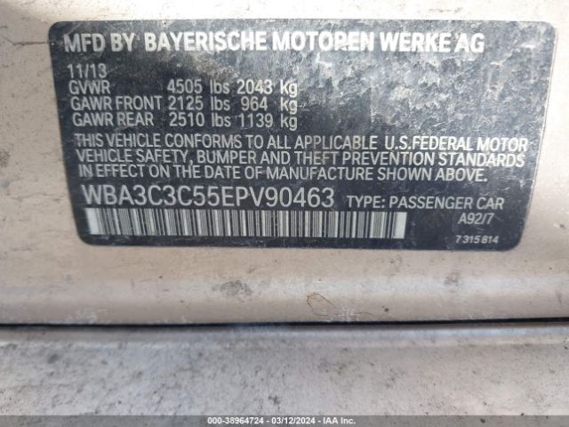 WBA3C3C55EPV90463 BMW 320i Xdrive