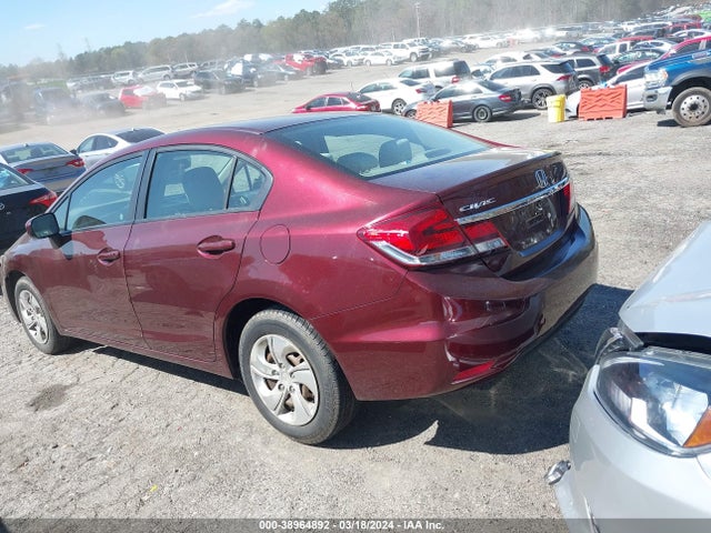 Honda Civic Lx 2014 19XFB2F53EE204664 Image 3