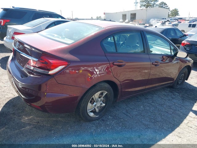 Honda Civic Lx 2014 19XFB2F53EE204664 Image 4