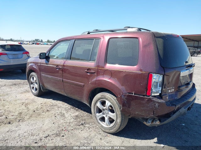 Honda Pilot Ex-l 2014 5FNYF4H6XEB028284 Image 3