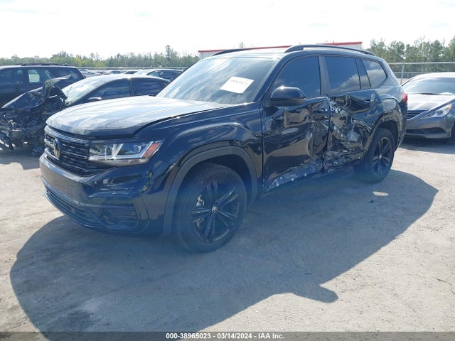 1V2SR2CA8PC547250 Volkswagen Atlas 3.6l V6 Sel R-line Black