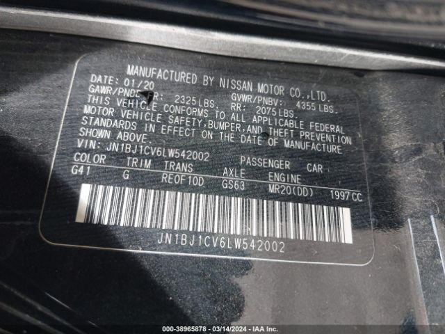 2020 NISSAN ROGUE SPORT JN1BJ1CV6LW542002 Photo 8