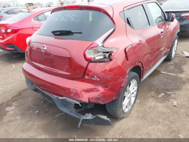 JN8AF5MV7FT562625 Nissan Juke Sl