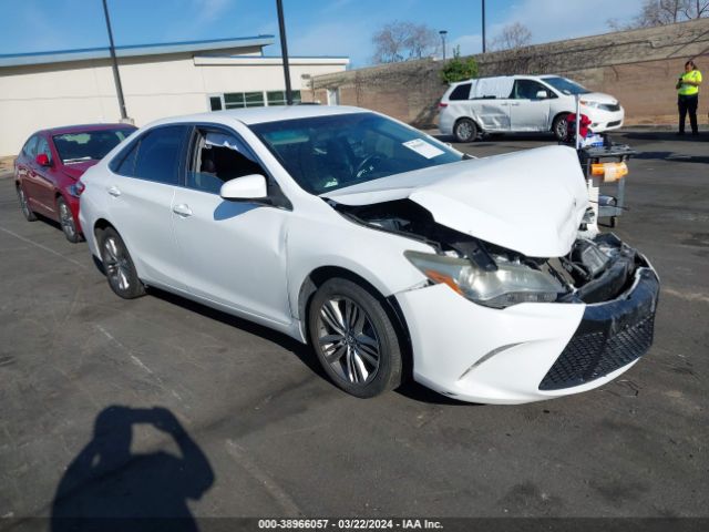 Auction sale of the 2016 Toyota Camry Se, vin: 4T1BF1FK5GU119361, lot number: 38966057