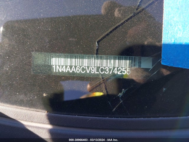 Nissan Maxima Sv Xtronic Cvt 2020 1N4AA6CV9LC374255 Image 9