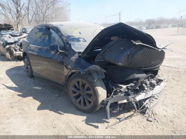 2022 Tesla Model X Dual Motor All-wheel Drive მანქანა იყიდება აუქციონზე, vin: 7SAXCAE51NF362415, აუქციონის ნომერი: 38966503