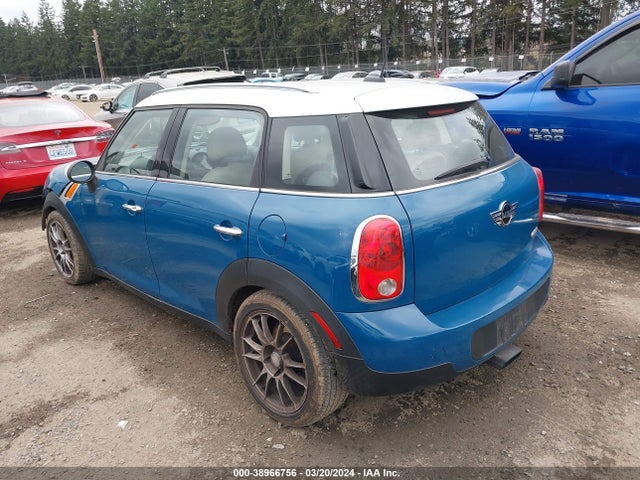 2011 MINI COOPER COUNTRYMAN WMWZB3C53BWH95099 Photo 2