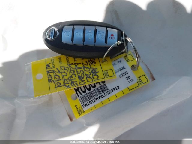5N1AT2MVXLC729912 Nissan Rogue Sl Intelligent Awd