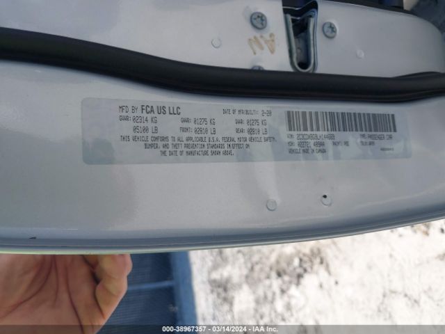 2020 DODGE CHARGER 2C3CDXBG9LH144669 Photo 8