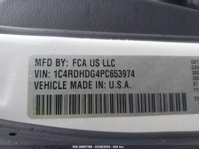 Dodge Durango Gt Plus Rwd 2023 1C4RDHDG4PC653974 Image 9