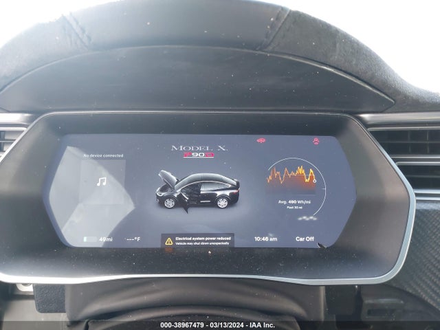 Tesla Model X 60d/p100d/p90d 2016 5YJXCAE44GF007150 Image 7