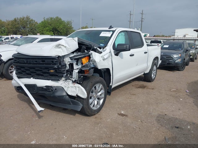 Chevrolet Silverado 1500 4wd  Short Bed Custom 2023 3GCPDBEK9PG231493 Image 2