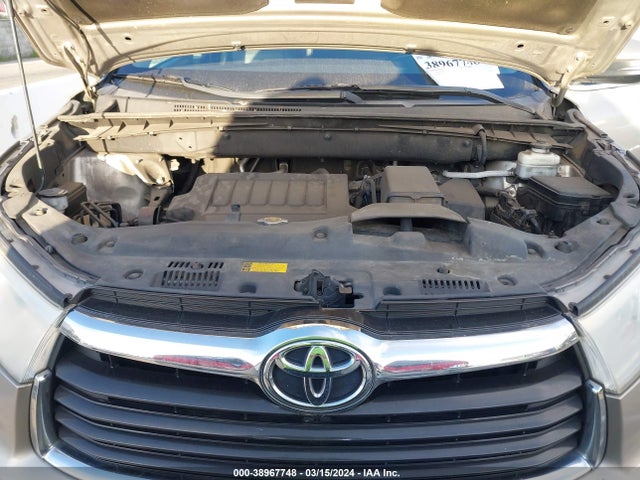 Toyota Highlander Xle V6 2014 5TDJKRFH4ES051263 Image 10