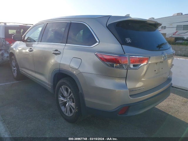 Toyota Highlander Xle V6 2014 5TDJKRFH4ES051263 Image 3