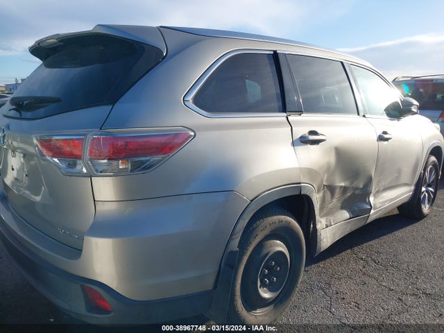 Toyota Highlander Xle V6 2014 5TDJKRFH4ES051263 Image 6