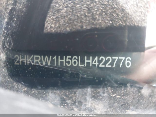 2HKRW1H56LH422776 Honda Cr-v 2wd Ex