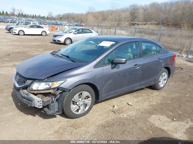 Honda Civic Lx 2014 19XFB2F5XEE020256 Image 2