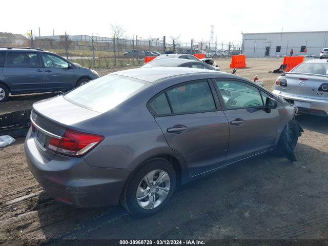Honda Civic Lx 2014 19XFB2F5XEE020256 Image 4