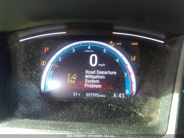 Honda CIVIC EX 2019 2HGFC1F38KH651174 Image 15