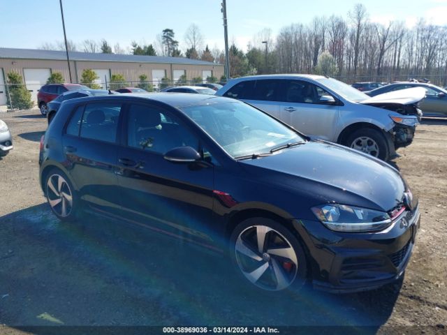 2020 Volkswagen Golf Gti 2.0t Autobahn/2.0t S/2.0t Se მანქანა იყიდება აუქციონზე, vin: 3VW6T7AU7LM007599, აუქციონის ნომერი: 38969036