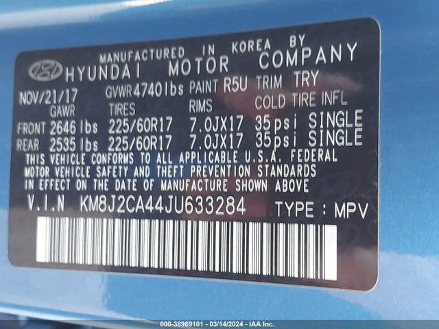 Hyundai TUCSON SE 2018 KM8J2CA44JU633284 Image 9