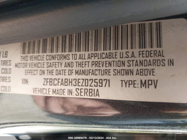 2014 FIAT 500L ZFBCFABH3EZ025971 Photo 8