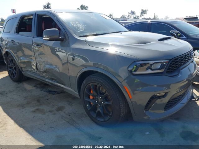 2021 Dodge Durango Srt Hellcat Awd მანქანა იყიდება აუქციონზე, vin: 1C4SDJH96MC626596, აუქციონის ნომერი: 38969589