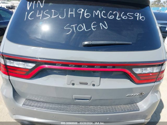 1C4SDJH96MC626596 Dodge Durango Srt Hellcat Awd