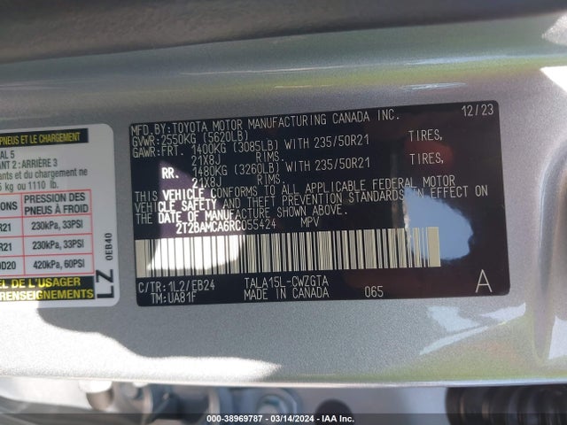 2T2BAMCA6RC055424 Lexus Rx 350 F Sport Handling