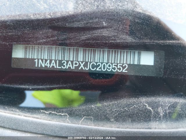 1N4AL3APXJC209552 Nissan Altima 2.5 Sl