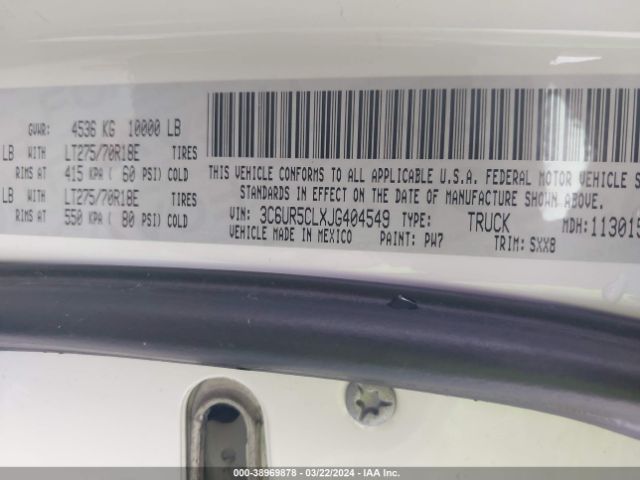 3C6UR5CLXJG404549 RAM 2500