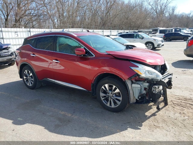 Nissan MURANO SL 2016 5N1AZ2MH1GN163805 головне зображення
