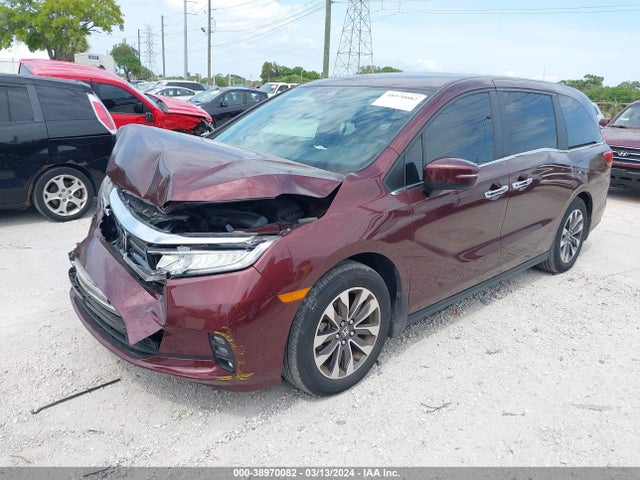 Honda Odyssey Ex-l 2021 5FNRL6H77MB005223 Image 2