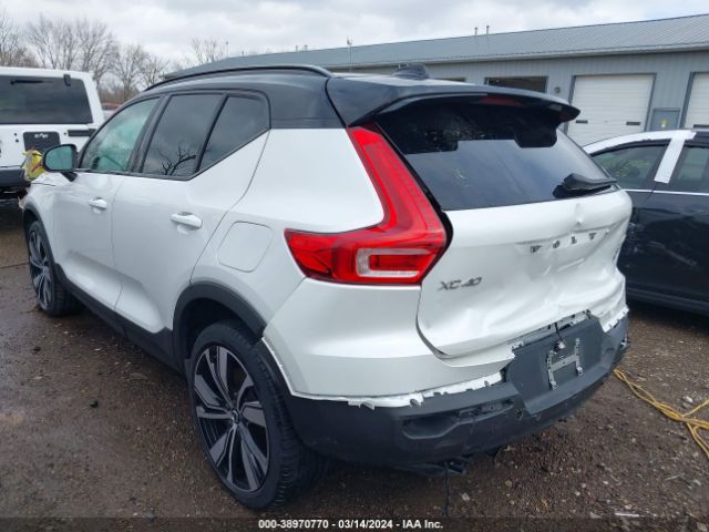 2021 VOLVO XC40 RECHARGE PURE ELECTRIC YV4ED3UR5M2536356 Photo 2